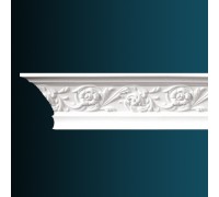 потолочный плинтус с орнаментом Гибкий AA014F