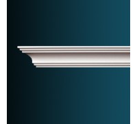 Плинтус потолочный без орнамента Гибкий AB152F