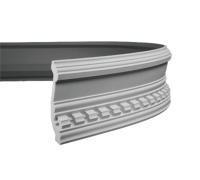 потолочный плинтус с орнаментом Гибкий 1.50.109F