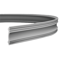 Плинтус потолочный без орнамента Гибкий 1.50.113F
