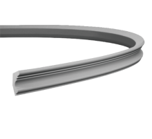 Плинтус потолочный без орнамента Гибкий 1.50.122F в г. Екатеринбург