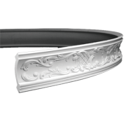 потолочный плинтус с орнаментом Гибкий 1.50.125F