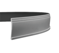 Плинтус потолочный без орнамента Гибкий 1.50.135F