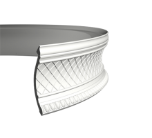 потолочный плинтус с орнаментом Гибкий 1.50.138F