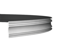 Плинтус потолочный без орнамента Гибкий 1.50.139F