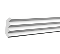 Плинтус потолочный без орнамента 1.50.140