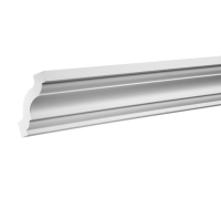 Плинтус потолочный без орнамента 1.50.141