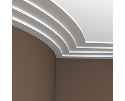 Плинтус потолочный без орнамента Гибкий 1.50.142F в г. Екатеринбург