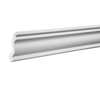 Плинтус потолочный без орнамента 1.50.143