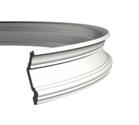 Плинтус потолочный без орнамента Гибкий 1.50.146F