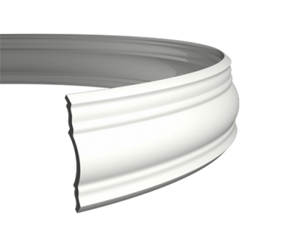 Плинтус потолочный без орнамента Гибкий 1.50.148F в г. Екатеринбург