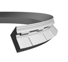 потолочный плинтус с орнаментом Гибкий 1.50.151F