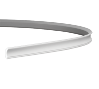 Плинтус потолочный без орнамента 1.50.157 гибкий