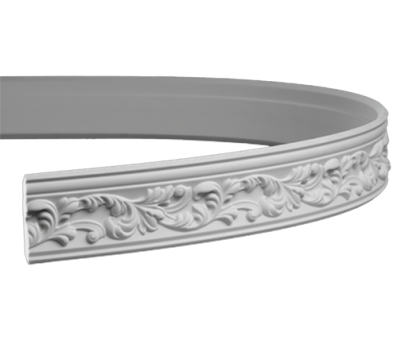 потолочный плинтус с орнаментом 1.50.189 гибкий в г. Екатеринбург