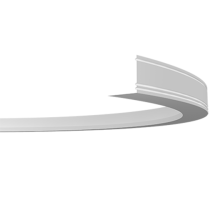 Гибкий потолочный плинтус 1.50.226F
