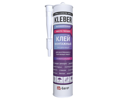 Клей монтажный прозрачный полимерный KLEBER