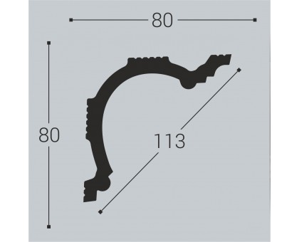 Карниз К1 80-80 в г. Екатеринбург