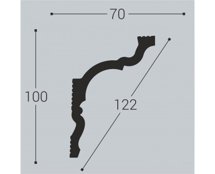 Карниз К10 100-70 в г. Екатеринбург