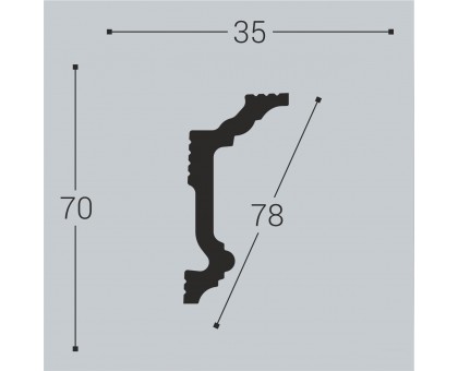 Карниз К5 70-35 в г. Екатеринбург