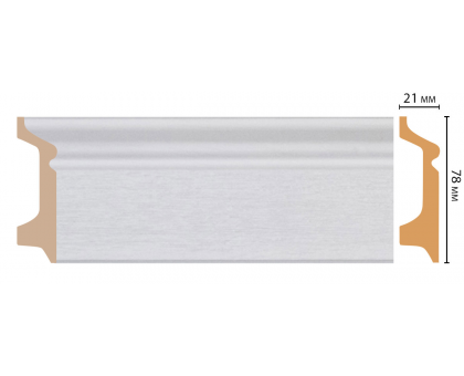 D122-70 ШК/16 Плинтус напольн.DECOMASTER(78*21*2400 мм) в г. Екатеринбург