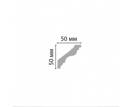 96118/20 FLEXIBLE плинтус DECOMASTER-2 (50х50х2400мм) в г. Екатеринбург