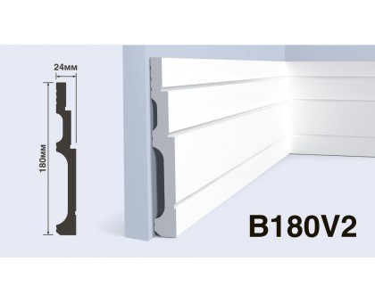 Плинтус Hiwood B180V2 180*24*2000 мм