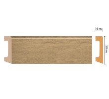 D234-83 ШК/15 Плинтус напольн.DECOMASTER(58*16*2400 мм) в г. Екатеринбург