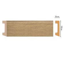 D234-83 ШК/15 Плинтус напольн.DECOMASTER(58*16*2400 мм) в г. Екатеринбург