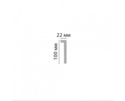 Плинтус напольный Decomaster D171ДМ (100*22*2000) в г. Екатеринбург