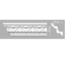 95027 ШК/28 плинтус DECOMASTER-3 (90х86х2400мм)