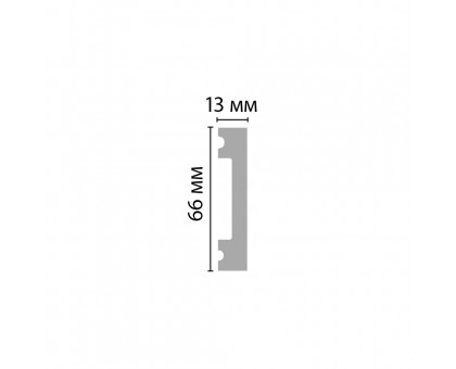 Плинтус напольный D157-1632G ДМ (66*13*2900мм)