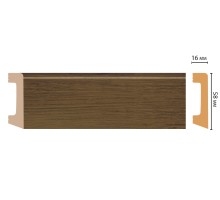 D234-88 ШК/15 Плинтус напольн.DECOMASTER(58*16*2400 мм) в г. Екатеринбург
