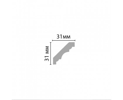 96681/40 FLEXIBLE плинтус DECOMASTER-2 (31х31х2400мм) в г. Екатеринбург