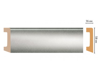 D234-375 ШК/15 Плинтус напольн.DECOMASTER(58*16*2400 мм) в г. Екатеринбург