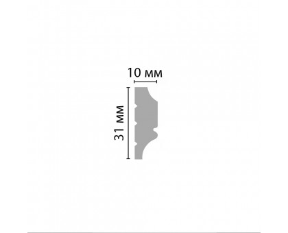 D116/70 Молдинг ДМ(31*10*2000 мм) в г. Екатеринбург