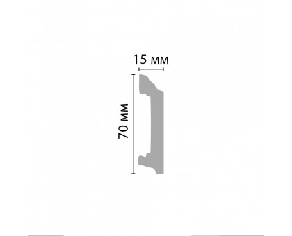 A025/34 Плинтус напольный (70*15*2000мм) в г. Екатеринбург