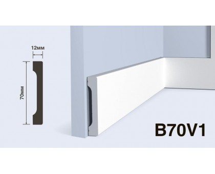 Плинтус Hiwood B70V1 70*12*2000 мм