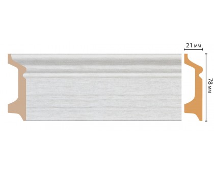 D122-1070 ШК/16 Плинтус напольн.DECOMASTER(78*21*2400 мм) в г. Екатеринбург