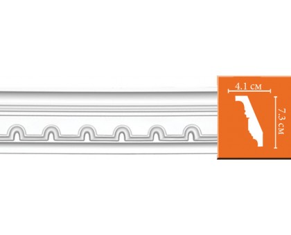 95112/10 FLEXIBLE плинтус DECOMASTER-2 (73х41х2400мм) в г. Екатеринбург