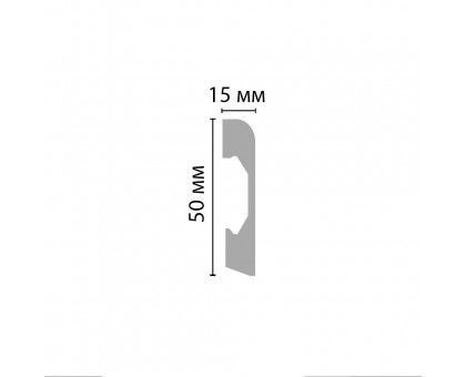 A038/43 Плинтус напольный (50*15*2000мм) в г. Екатеринбург