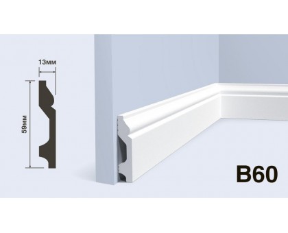 Плинтус Hiwood B60 59*13*2000 мм