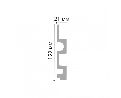 Декоративная панель D302-70 ДМ (122*21*2900мм)