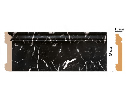 D005-78 ШК/26 Плинтус напольн.DECOMASTER(79*13*2400 мм) в г. Екатеринбург