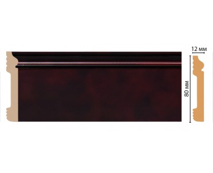 D005-62 ШК/26 плинтус напольн. DECOMASTER(79*13*2400 мм) в г. Екатеринбург