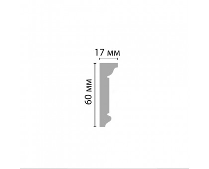 D228/30 Плинтус ДМ(60*17*2000 мм) в г. Екатеринбург