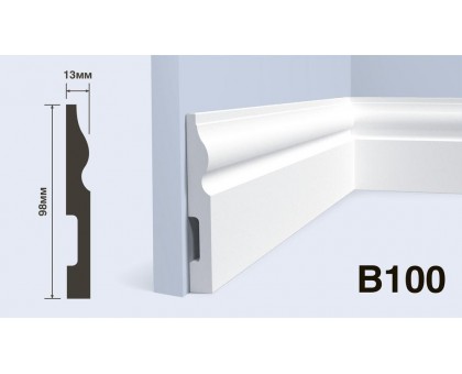Плинтус Hiwood B100 98*13*2000 мм