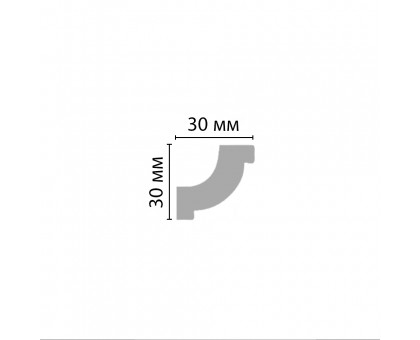 96123/75 плинтус DECOMASTER-2 (30х30х2400мм) в г. Екатеринбург