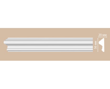97620/25 FLEXIBLE молдинг DECOMASTER-2 (56х20х2400мм) в г. Екатеринбург