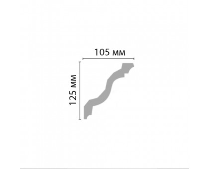 DP 2212 FLEXIBLE плинтус из полиуретана в г. Екатеринбург