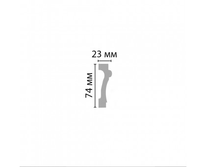 A018/28 Молдинг (74*23*2000мм) в г. Екатеринбург